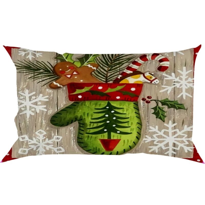 Özel Tasarım 50x30 Dikdörtgen Çift Taraflı Baskılı Kırlent Yastık Kılıfı