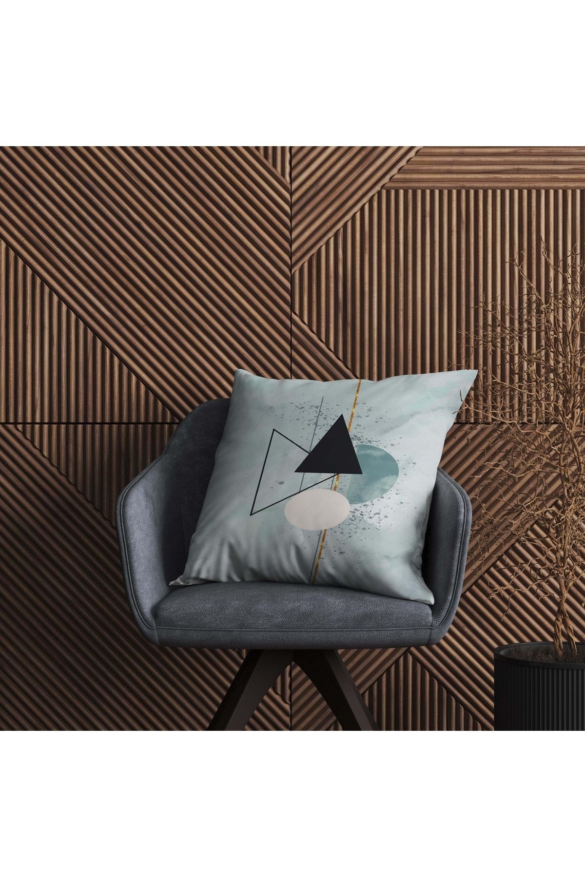 Özel Tasarım 5'lü Çift Taraf Baskılı Premium Kırlent Kılıfı - Görsel 3