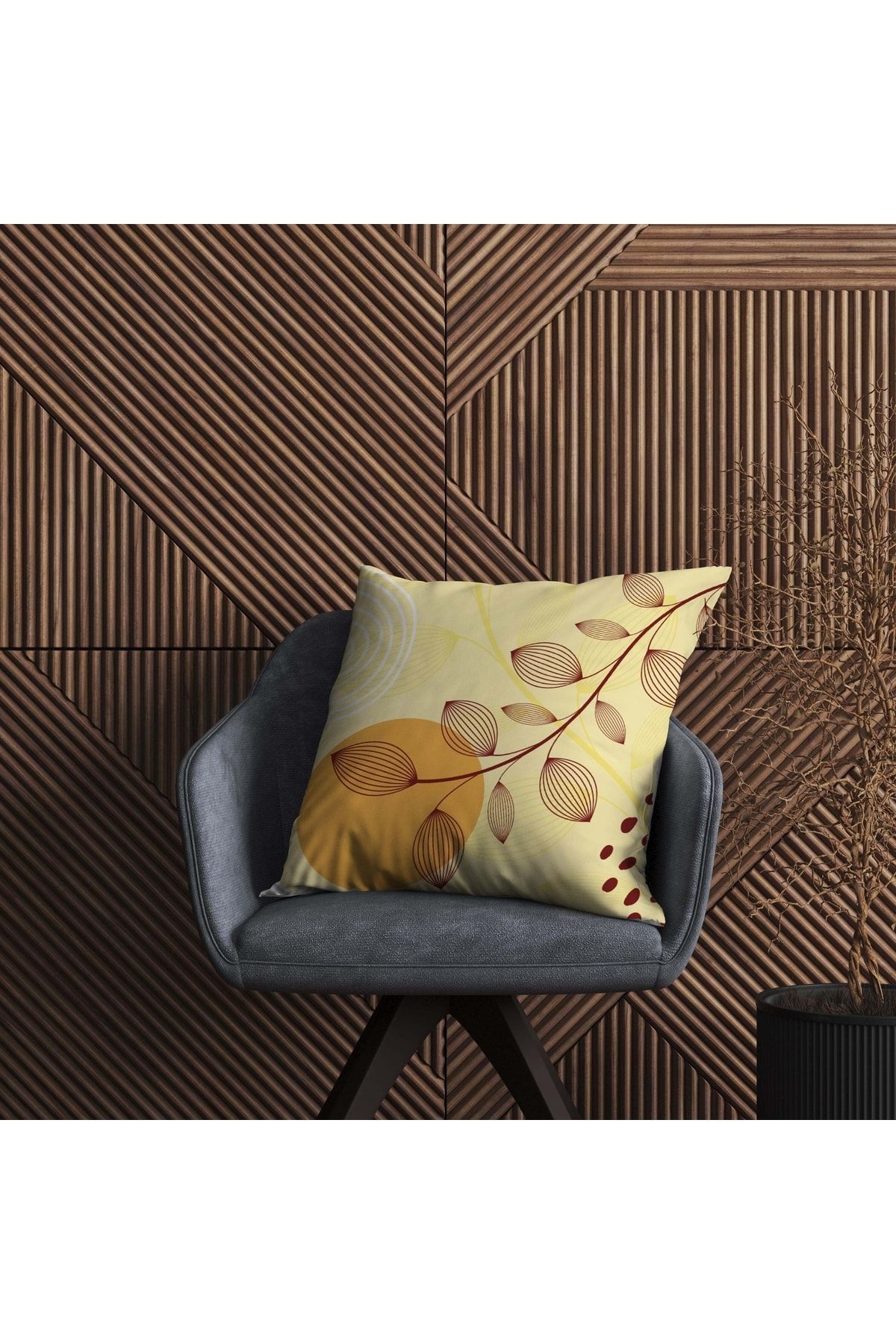 Özel Tasarım 5'lü Çift Taraf Baskılı Premium Kırlent Kılıfı - Görsel 3