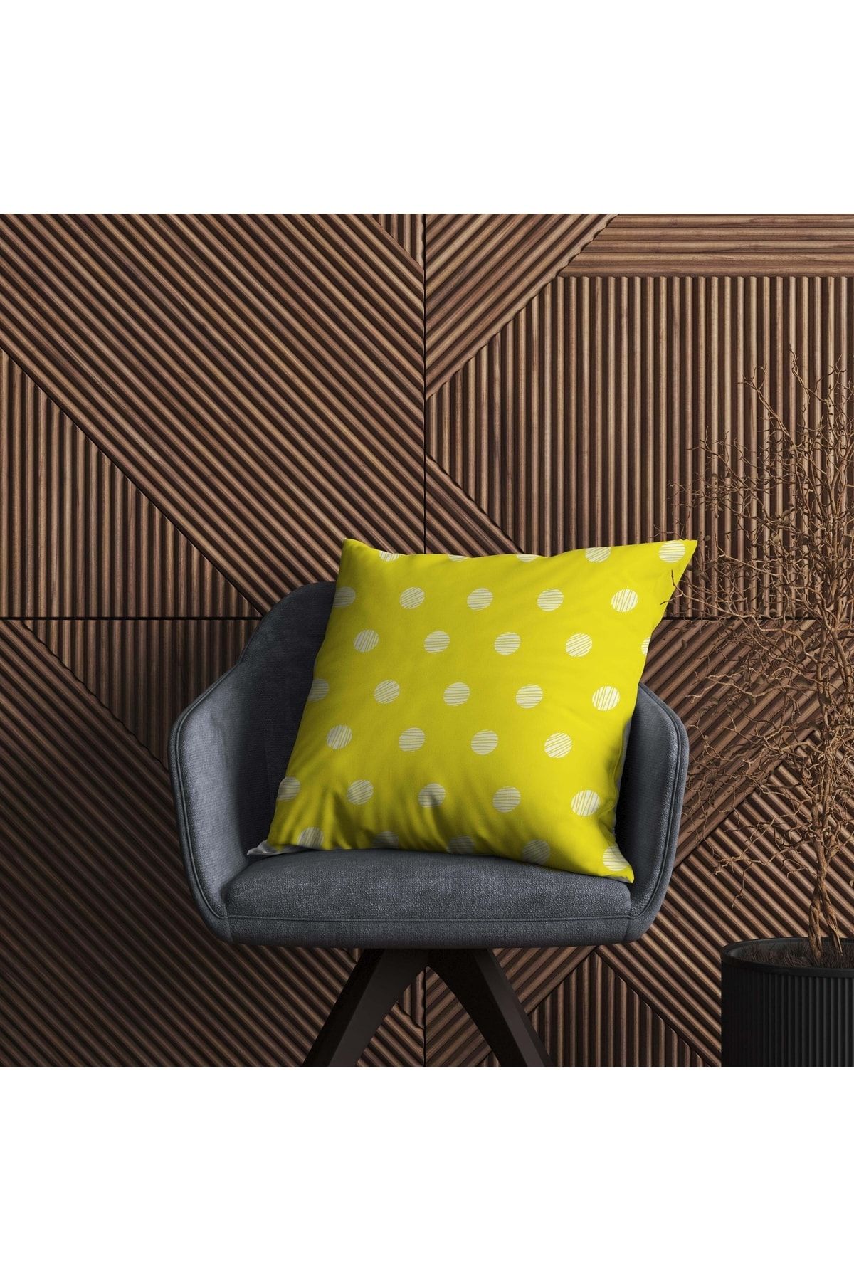 Özel Tasarım 5'lü Çift Taraf Baskılı Premium Kırlent Kılıfı - Görsel 4