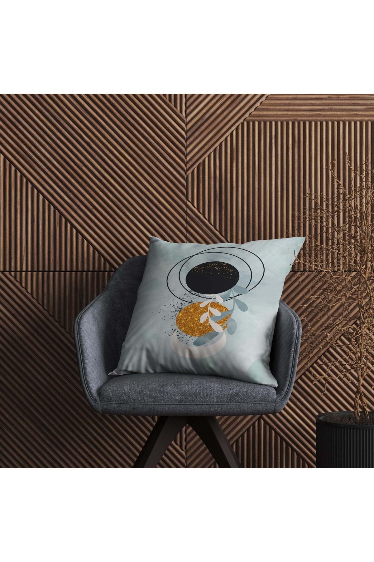 Özel Tasarım 5'lü Çift Taraf Baskılı Premium Kırlent Kılıfı - Görsel 5