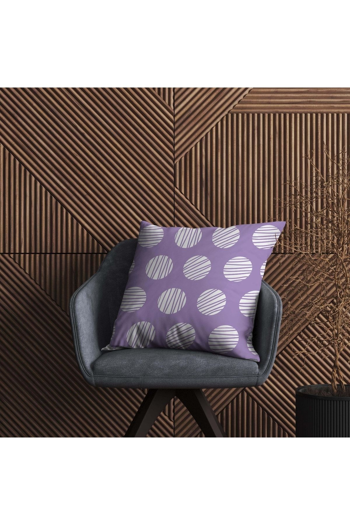 Özel Tasarım 5'lü Çift Taraf Baskılı Premium Kırlent Kılıfı - Görsel 5