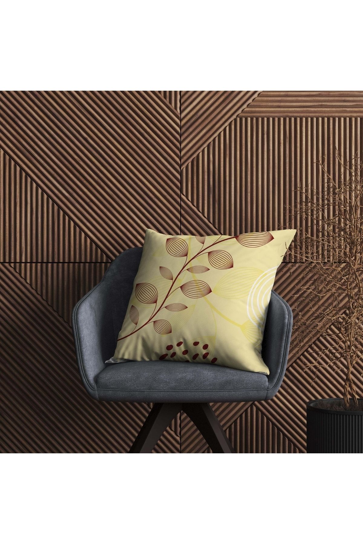 Özel Tasarım 5'lü Çift Taraf Baskılı Premium Kırlent Kılıfı - Görsel 5